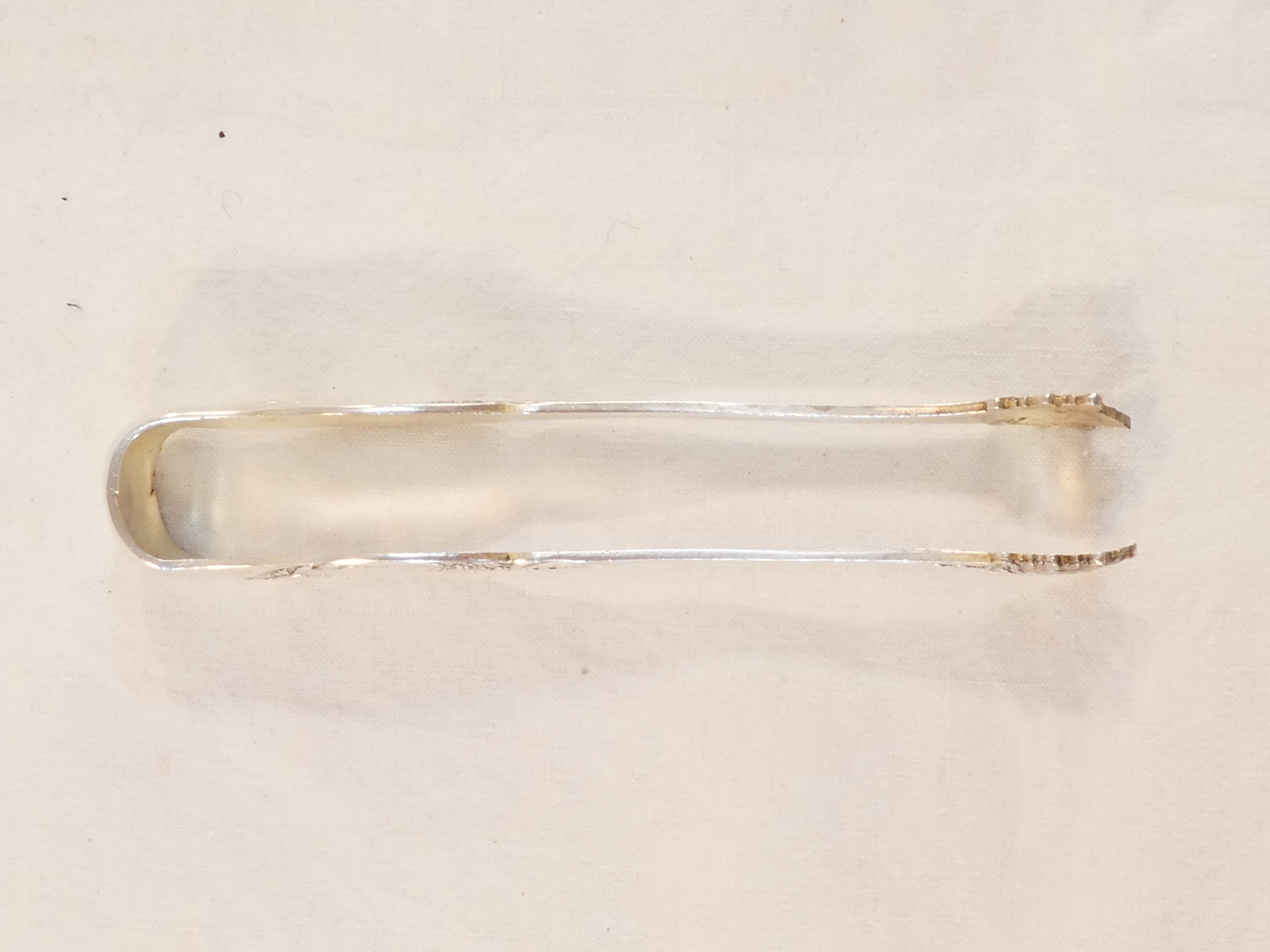 Small Silver Metal Sugar Clamp