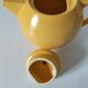 Salins teapot – Memphis design from the 1980s, golden yellow colour.