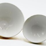 Lot of 2 vintage yellow bowls