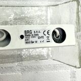 Applique italienne en verre de BRG