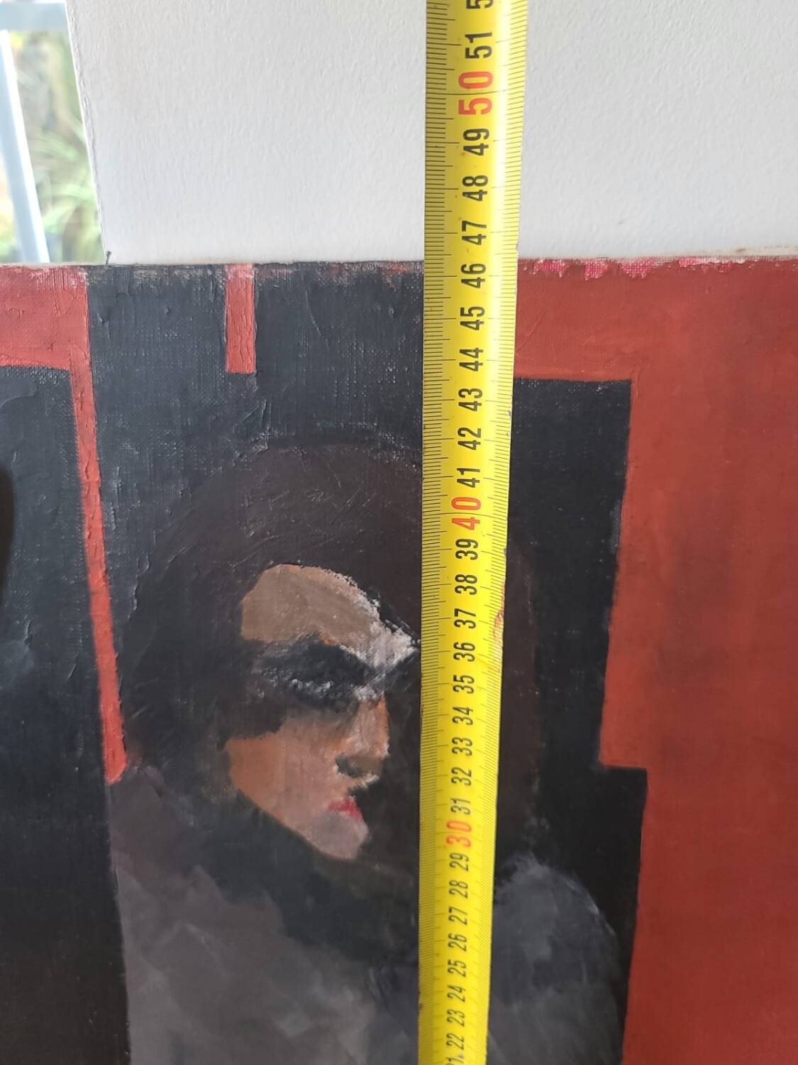 Painting on canvas signed Branax year 67