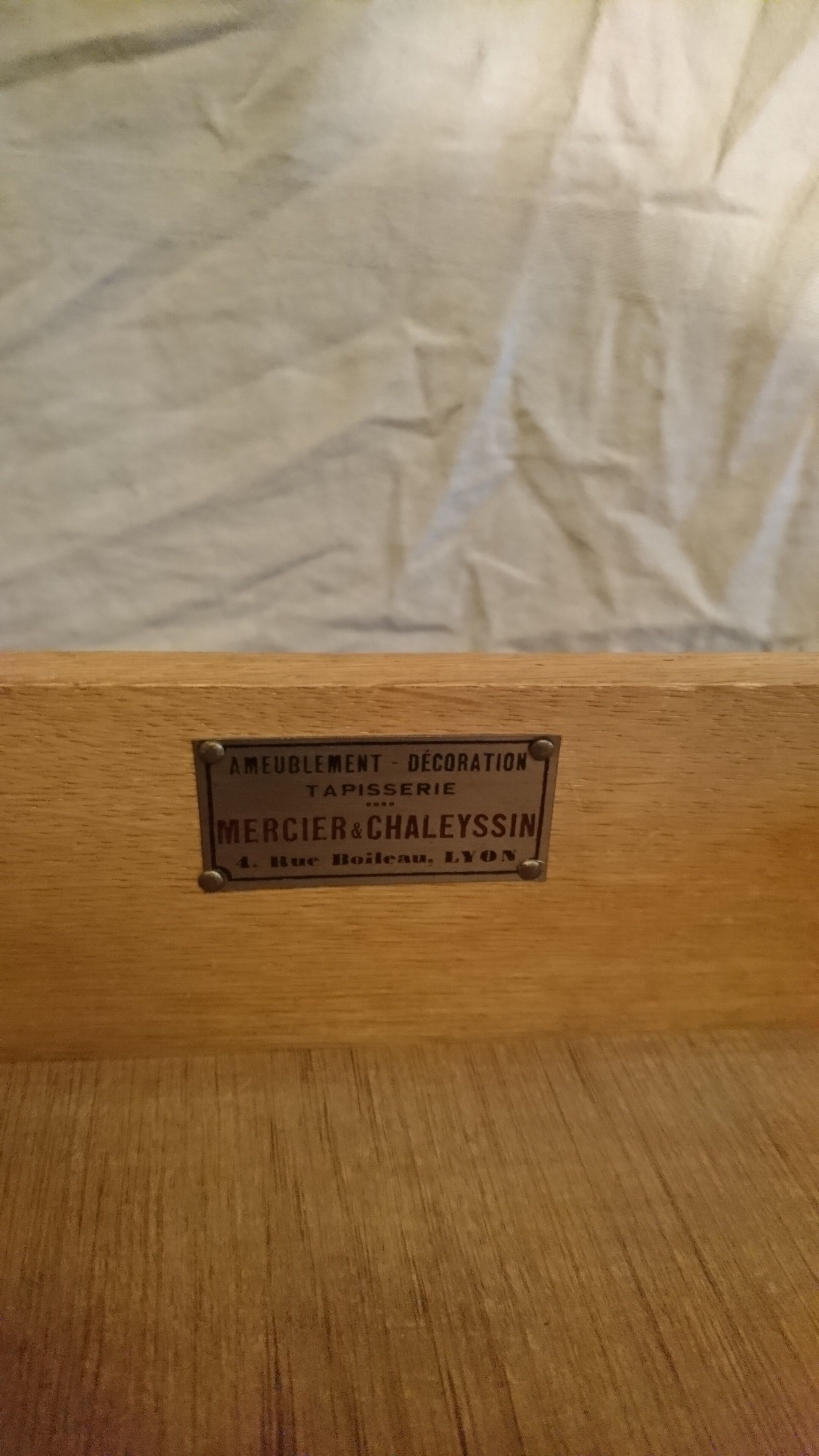 Mahogany empire style console