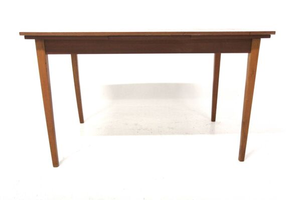 Table de salle à manger ''portefeuille'' en teck, Suède, 1960
