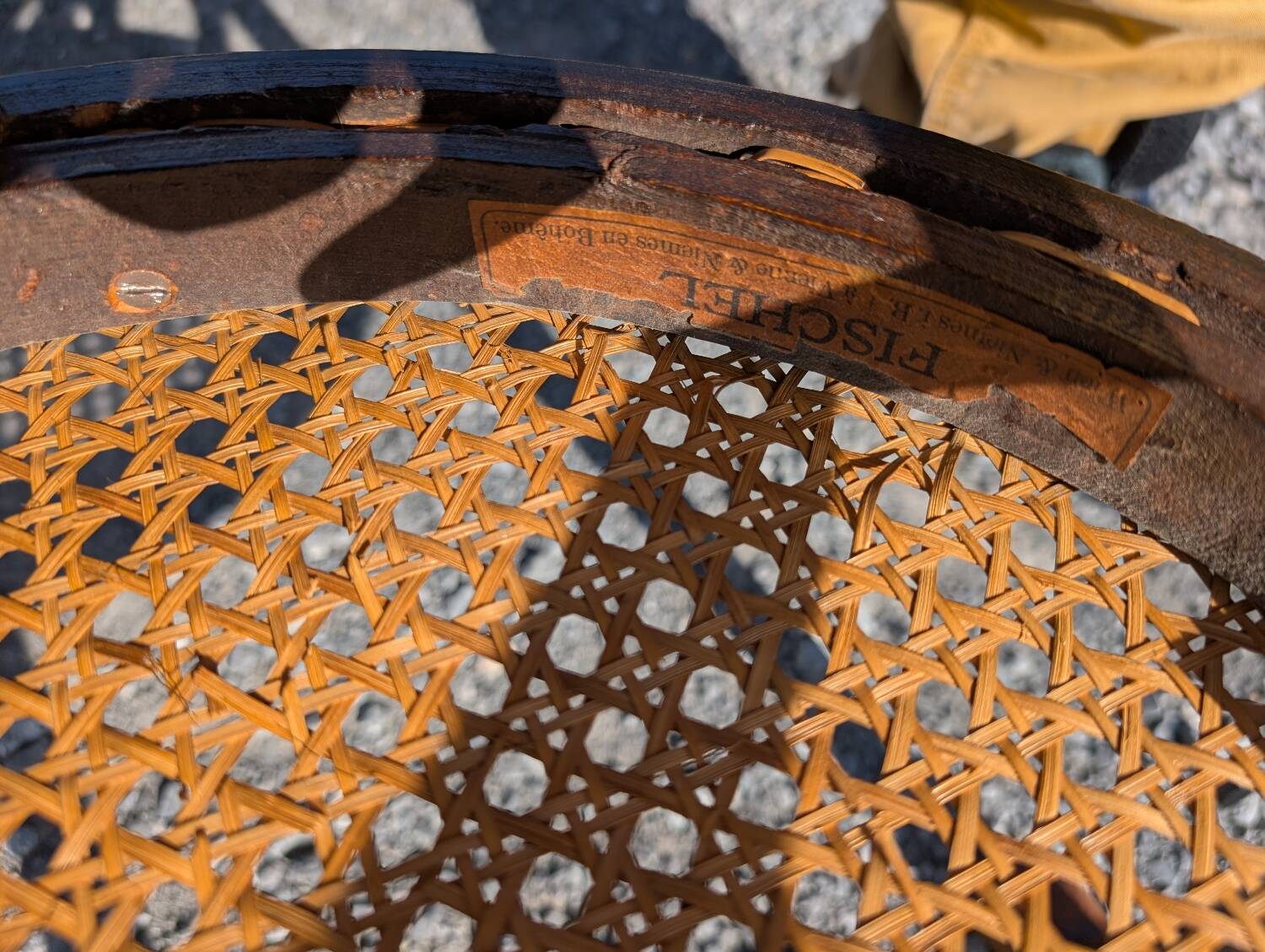 Fischel bistro chair - Perfect caning