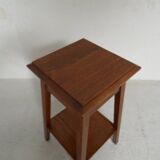 Table d'appoint vintage en chêne des années 1930