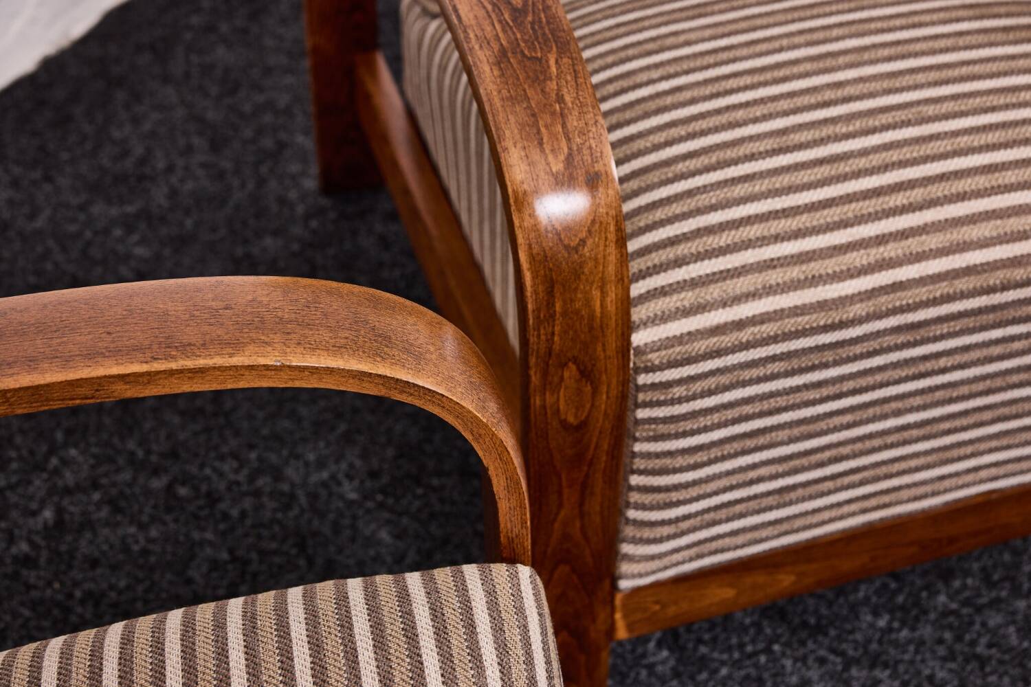Fauteuils Art Déco hongrois, modèle 445, Szék és Faárugyár, Hongrie 1930