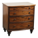 Antique 19th-century English chest of drawers in a unique subtle size