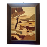 Tableau en marqueterie