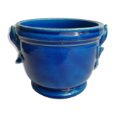 Cache pot bleu