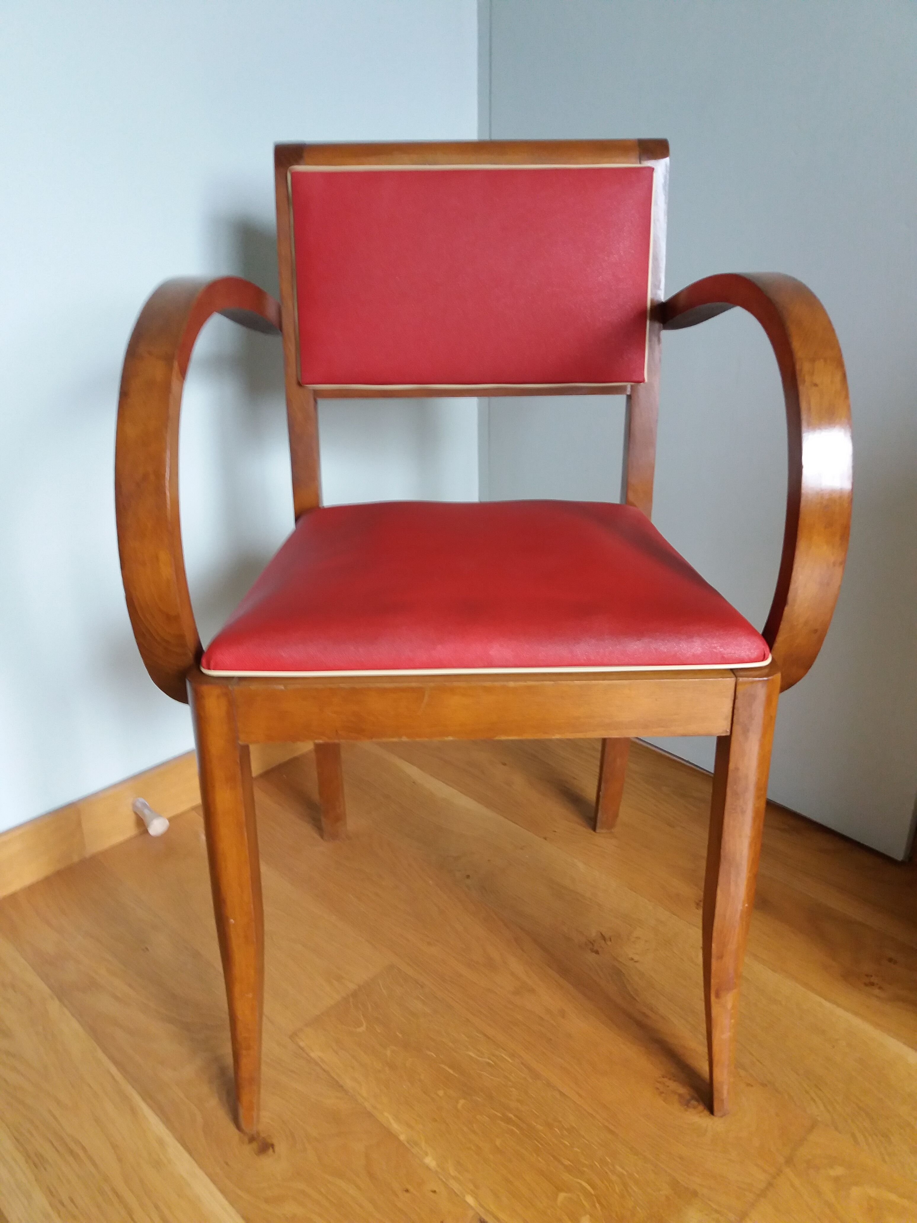 Fauteuil bridge années 50 60