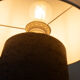 Set of two ceramic sculptural table lamps by Töreboda
