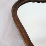 Mirror with wood frame 34x27cm