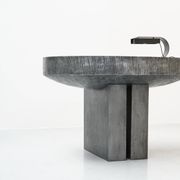Roger Bonduel, Table Console en Acier Gravé à la Main