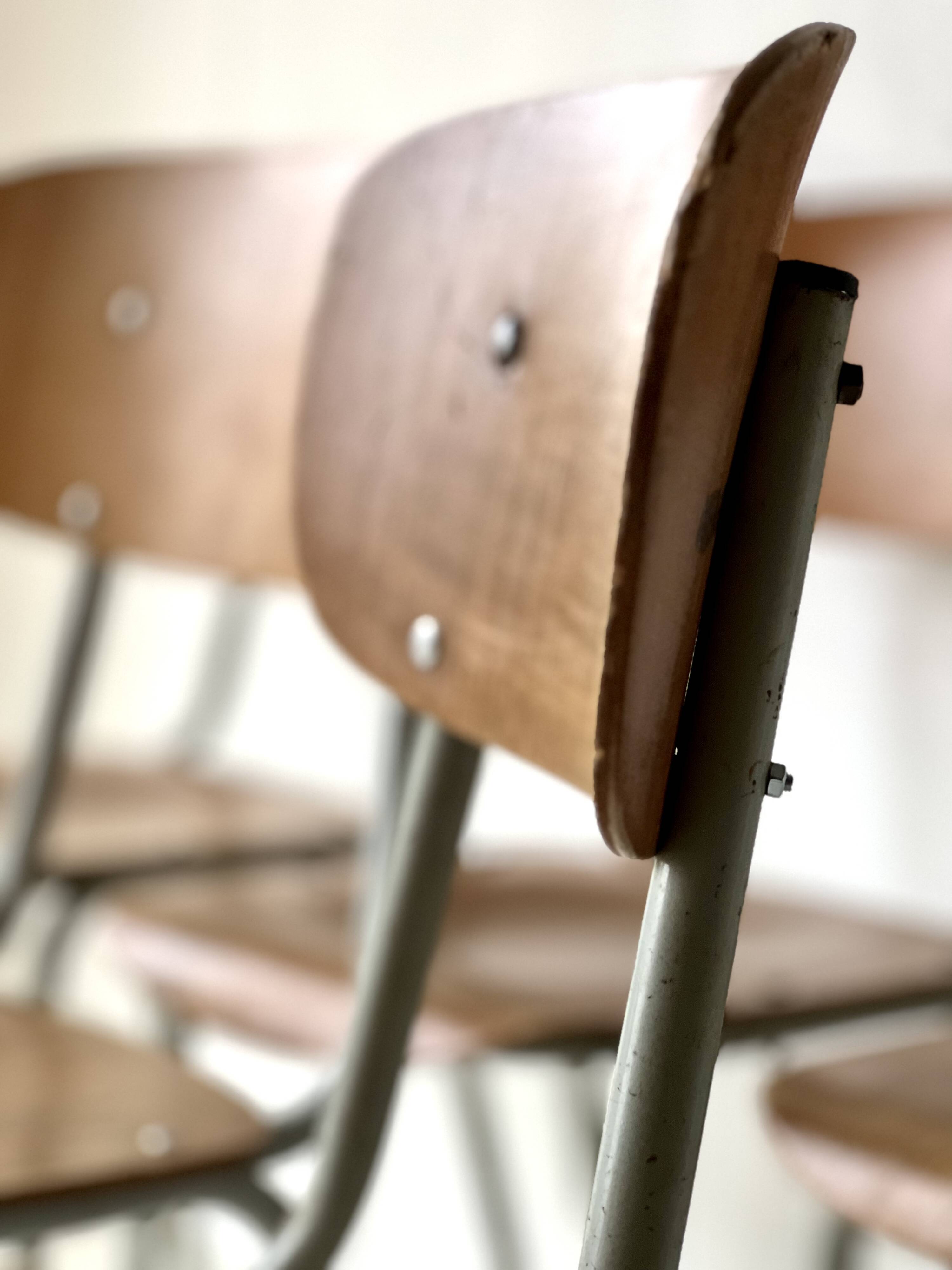 Vintage School Chairs, set of 6