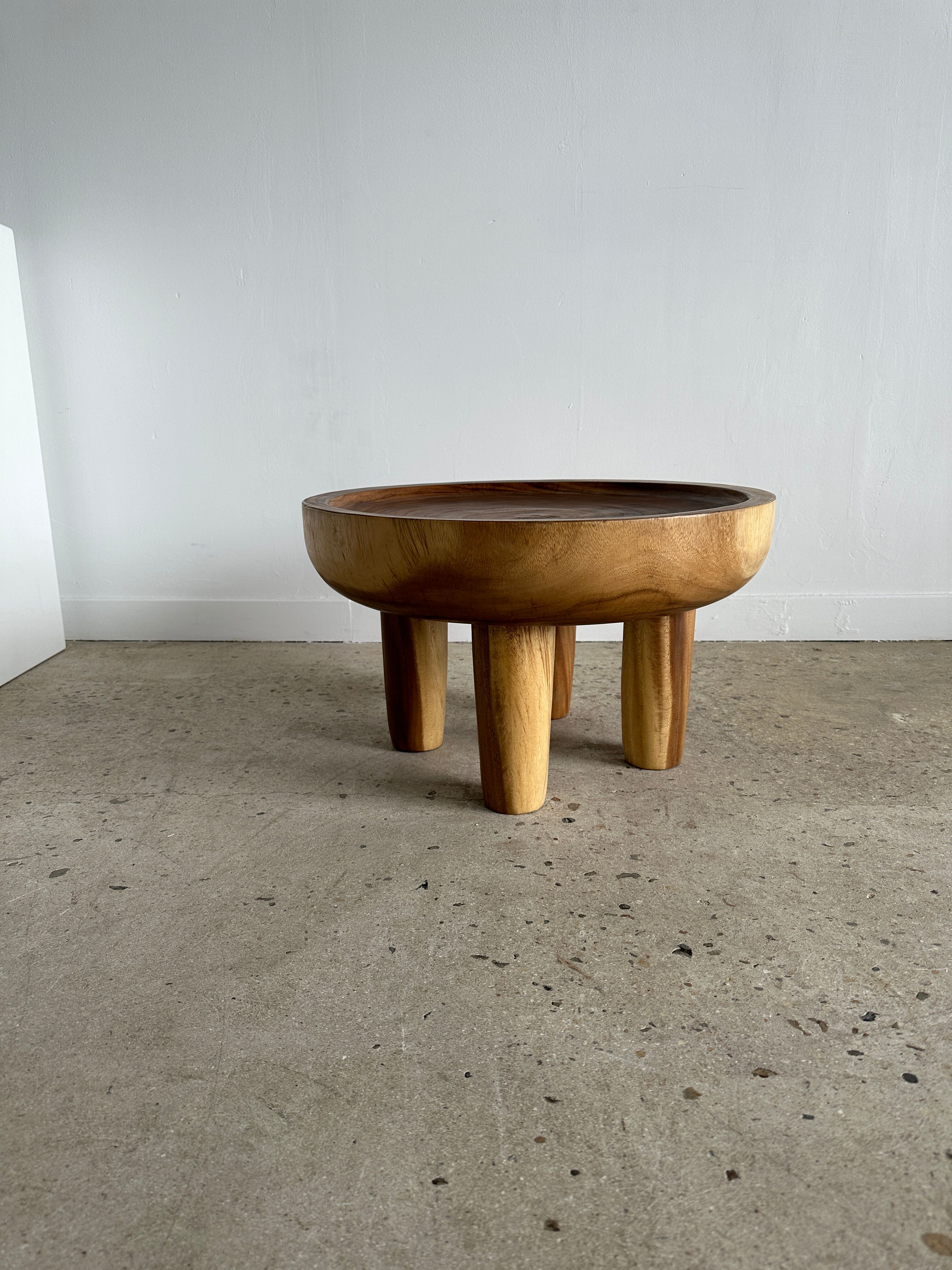 Coffee table, quadripod suar coffee table