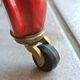 Chaise style Louis Philippe rouge