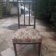 Turned wood chair