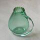 Huge green vase in Murano glass from artisan masters, Flavio Poli 1970's