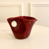 Ceramic pitcher, Bordeaux, Design, 1960 - 14 X 20 X 9 cm