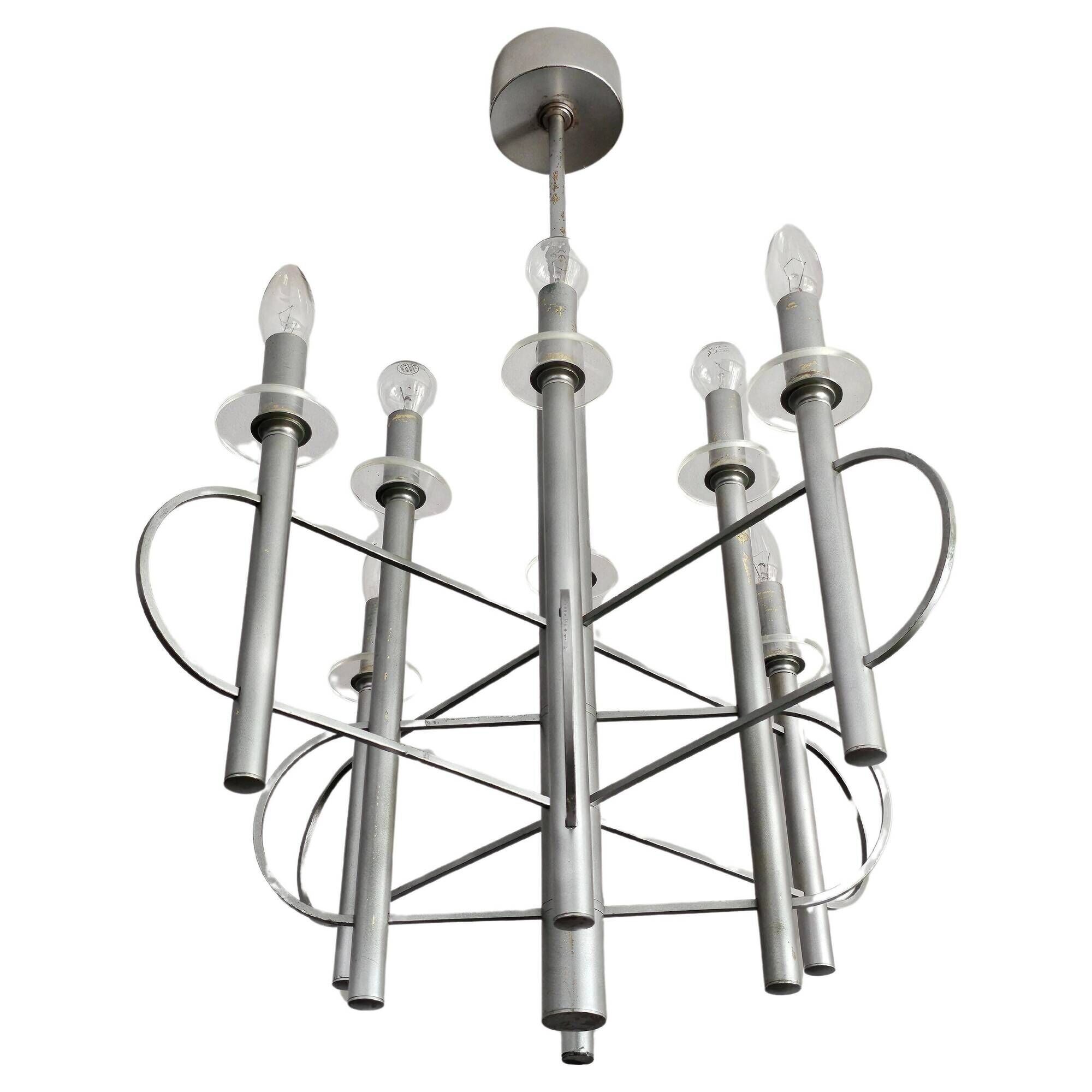 Lustre Space Age in the shape of an atom by Gaetano Sciolari, 1970s.