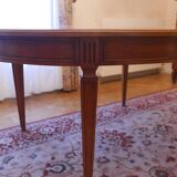 Table ovale transition Louis XVI directoire à rallonges