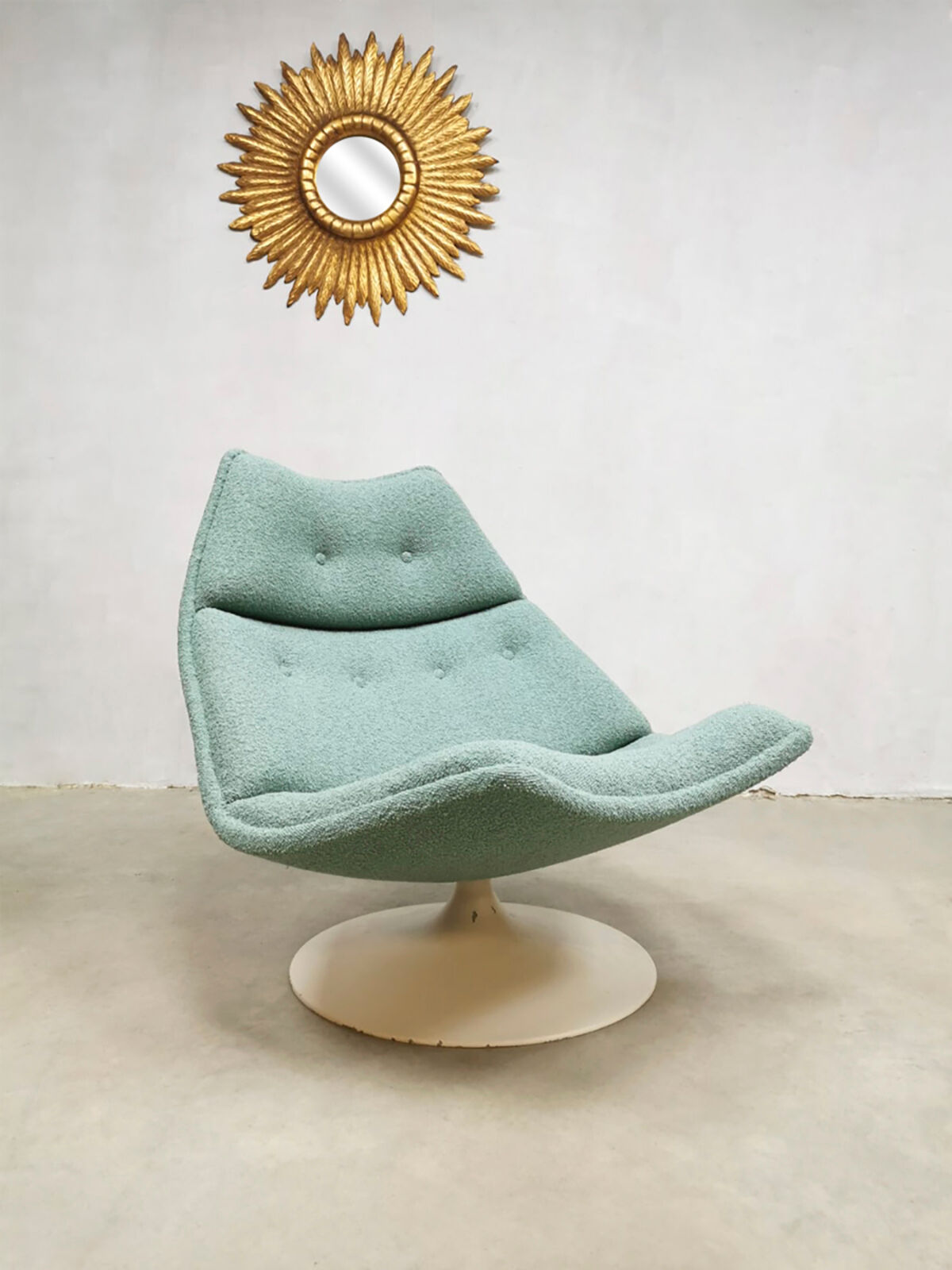 Swivel armchair by Geoffrey Harcourt for Artifort model F511