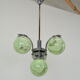 Art deco chrome chandelier,1930's.
