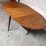 Scandinavian vintage teak round table