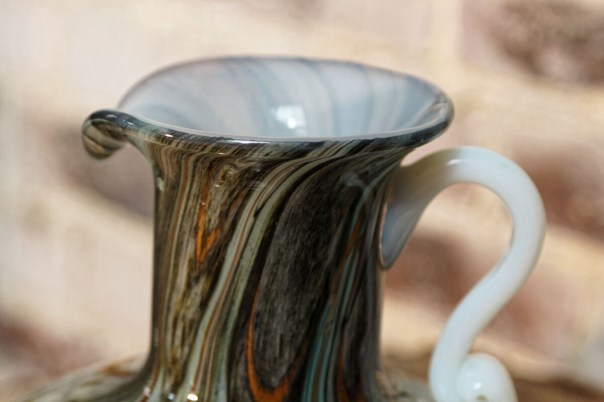 Broc à eau pichet en verre soufflé de Murano