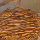 Rattan pendant in the shape of a nest