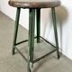 Green Industrial Workshop Stool, 1960s
