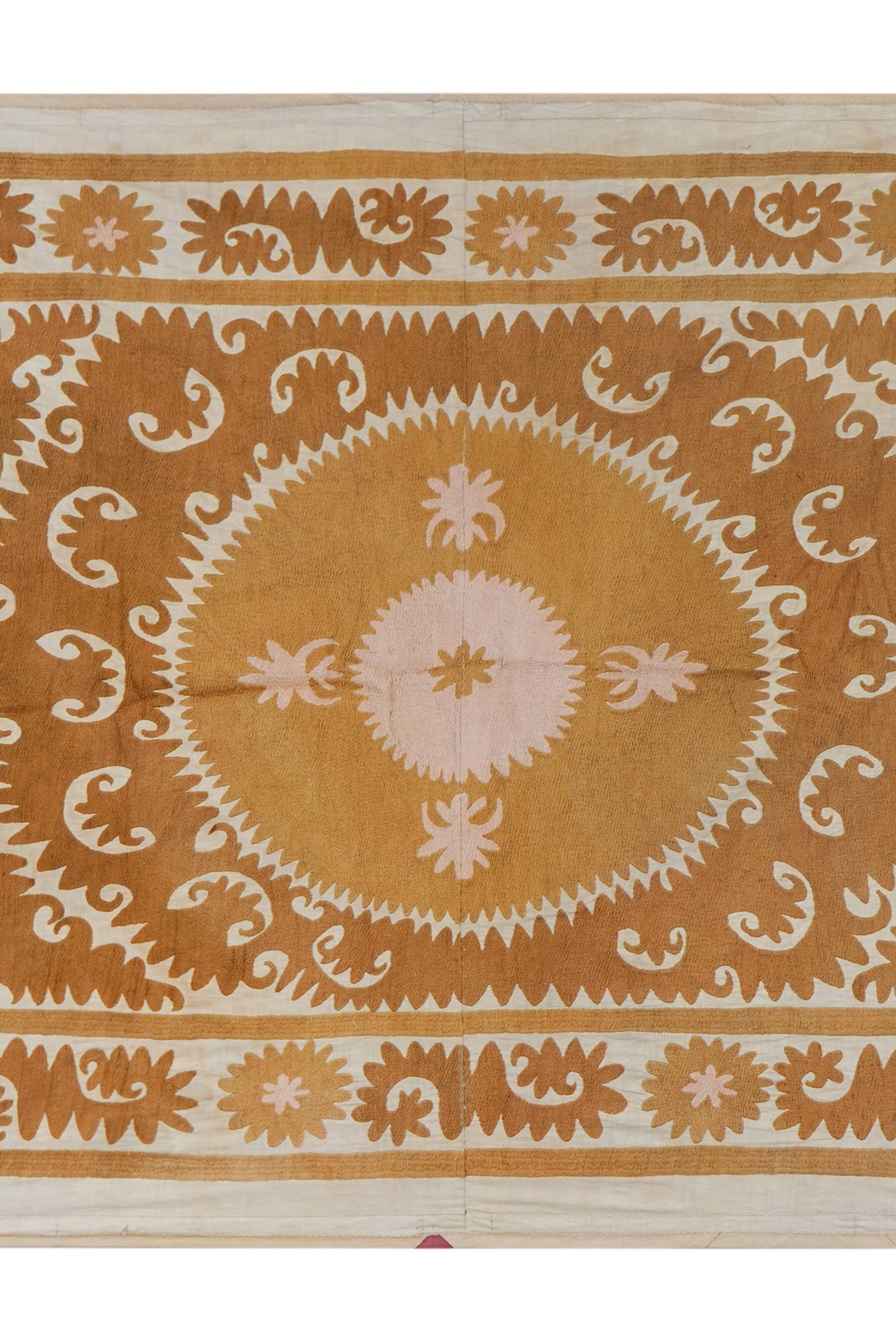 Hand-knotted rug, vintage Turkish rug 133x158 cm