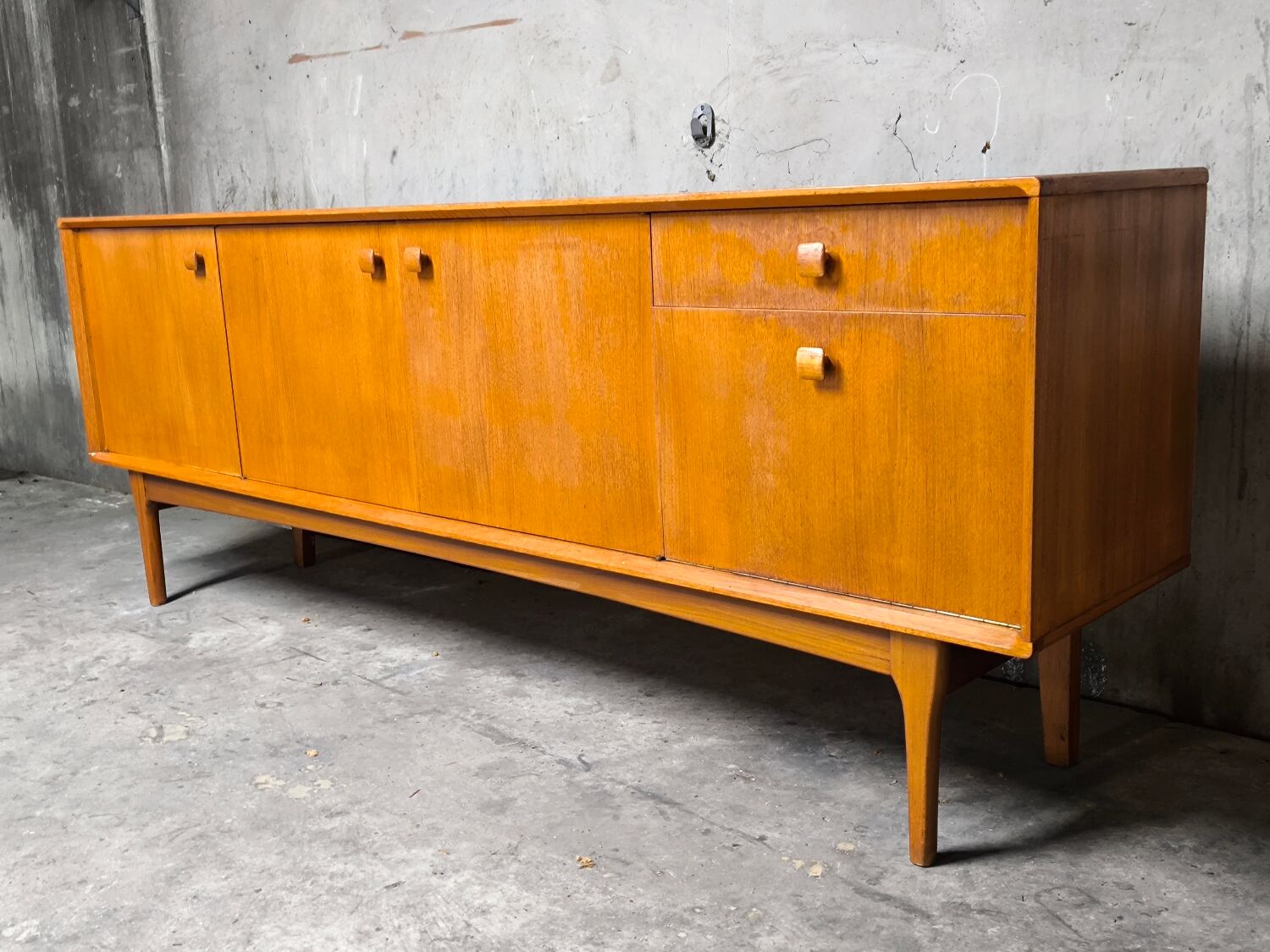 Vintage Scandinavian teak sideboard