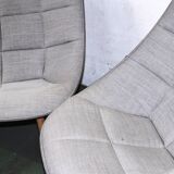 Uchiwa Quilt armchair, Hay