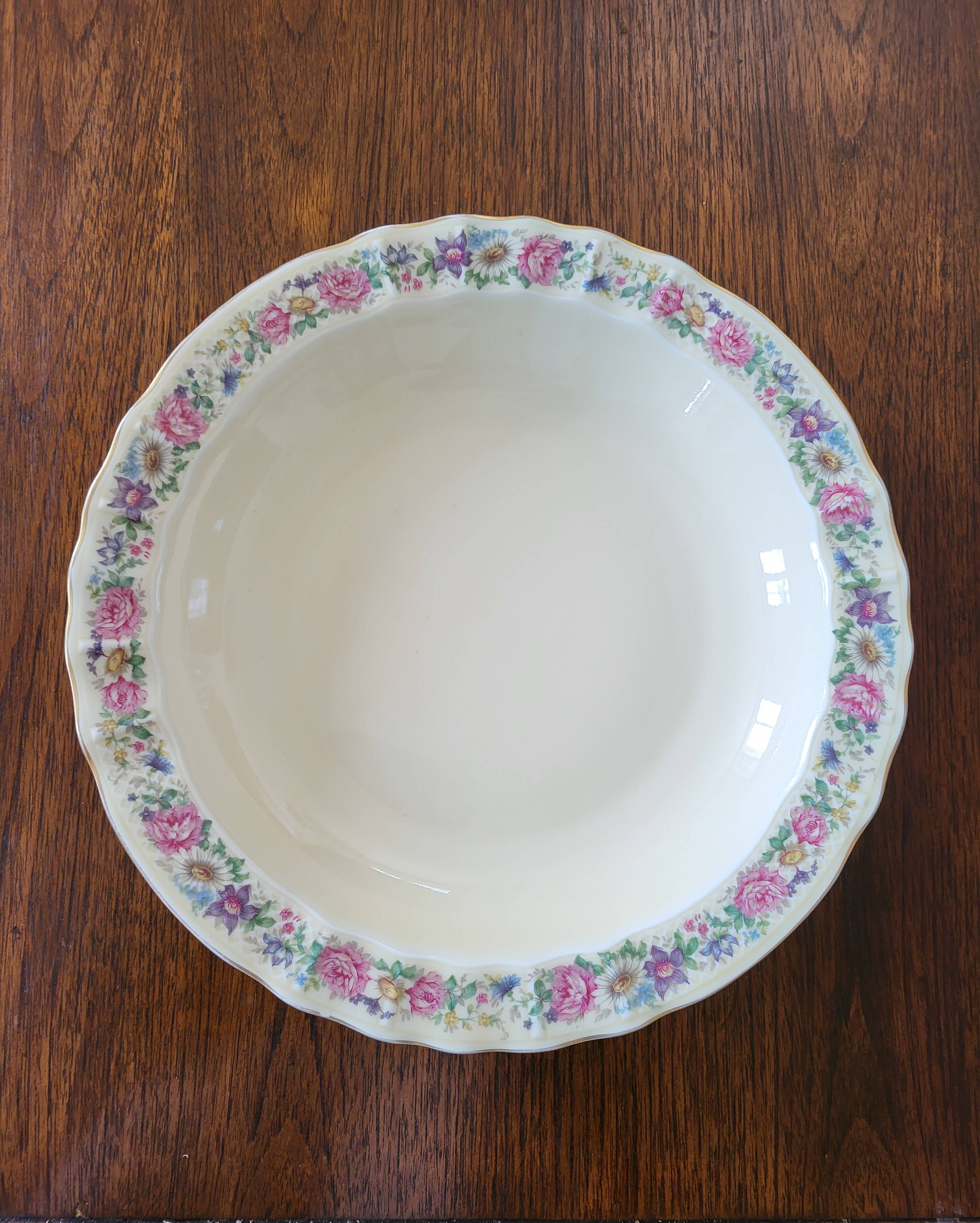 Limoges Bernardaud. Large Round Deep Plate