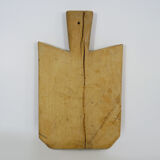 Small and old wooden cutting board. Year 50