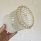 Set of 6 Vintage Replacement Glass Shades / DIY Hanging Lamp / Bedside Ligh