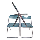 3 'Plia' chairs by Piretti for Castelli