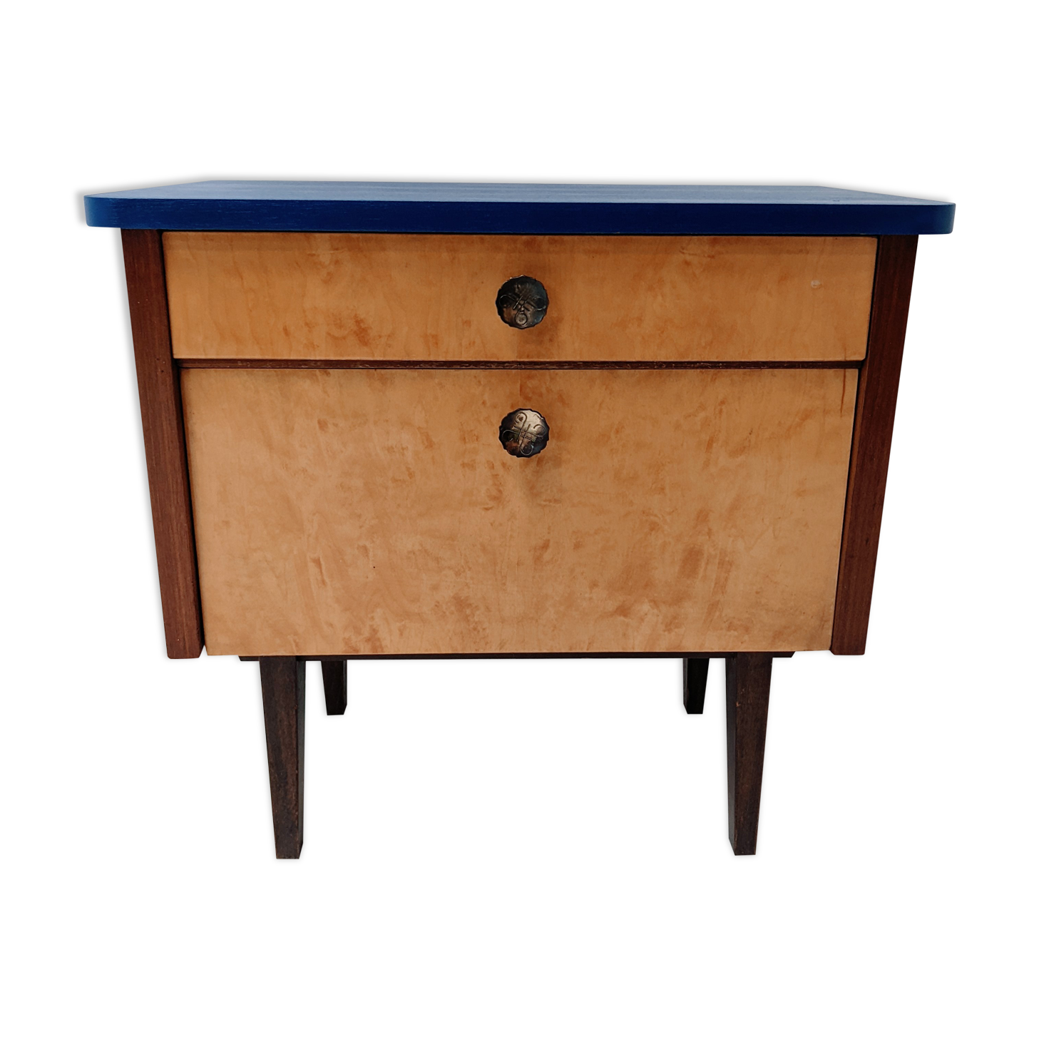 Vintage wooden storage cabinet / side bedside table