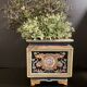 Sarreguemines, pot cache, gardener in earthenware XIXth