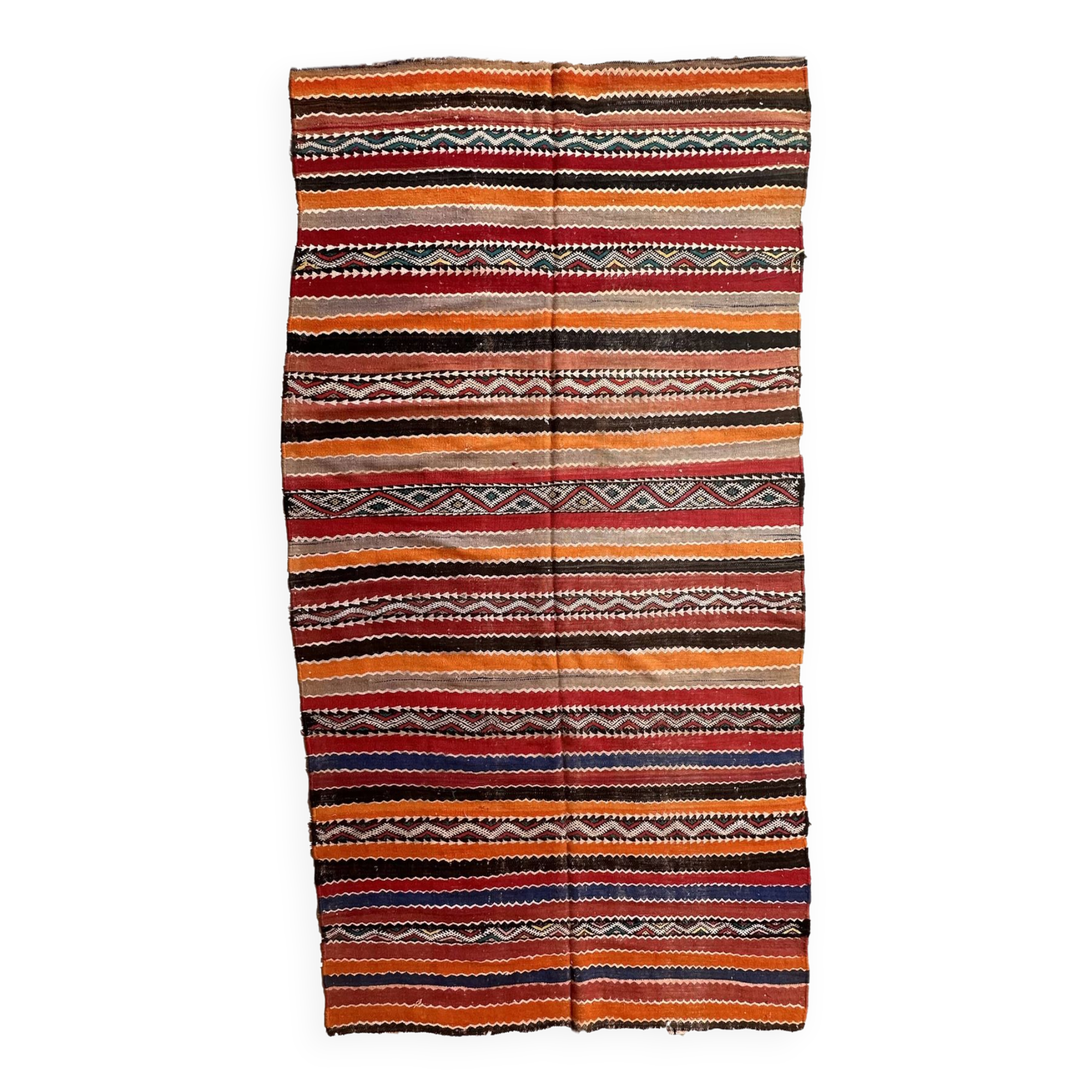 Moroccan kilim zayan rug - 280 x 152 cm