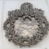 Antique mirror on plexiglass base