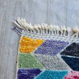 Colorful Moroccan wool rug 250cm x 150cm