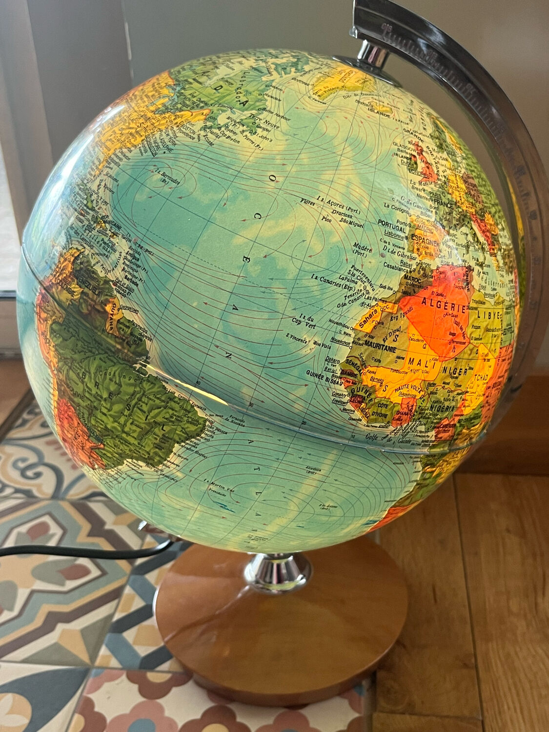 Vintage globe