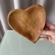 Hand-Carved Heart-Shaped Wooden Bowl | Rustic Cottagecore Catchall