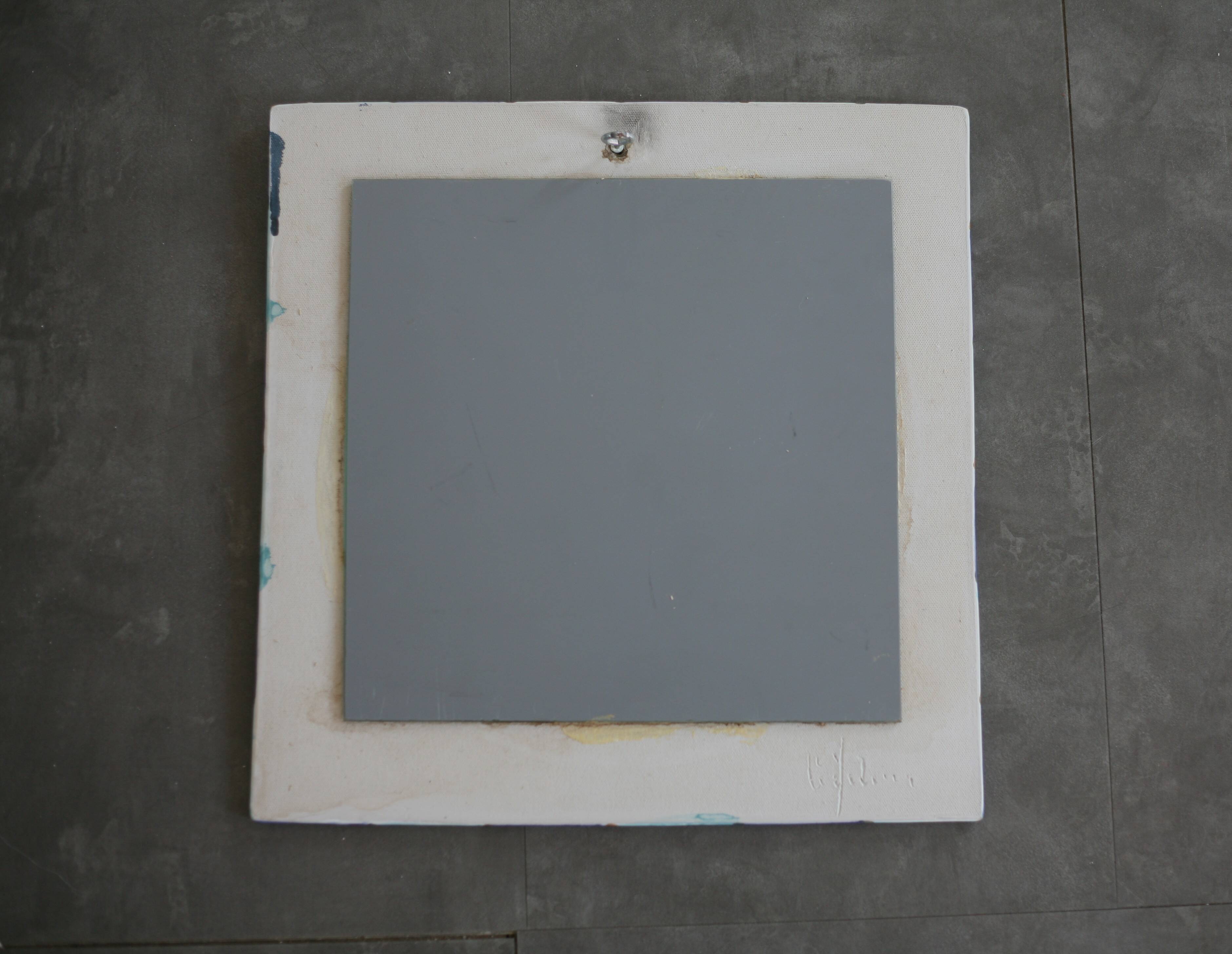 vintage ceramic mirror and design, 1970s