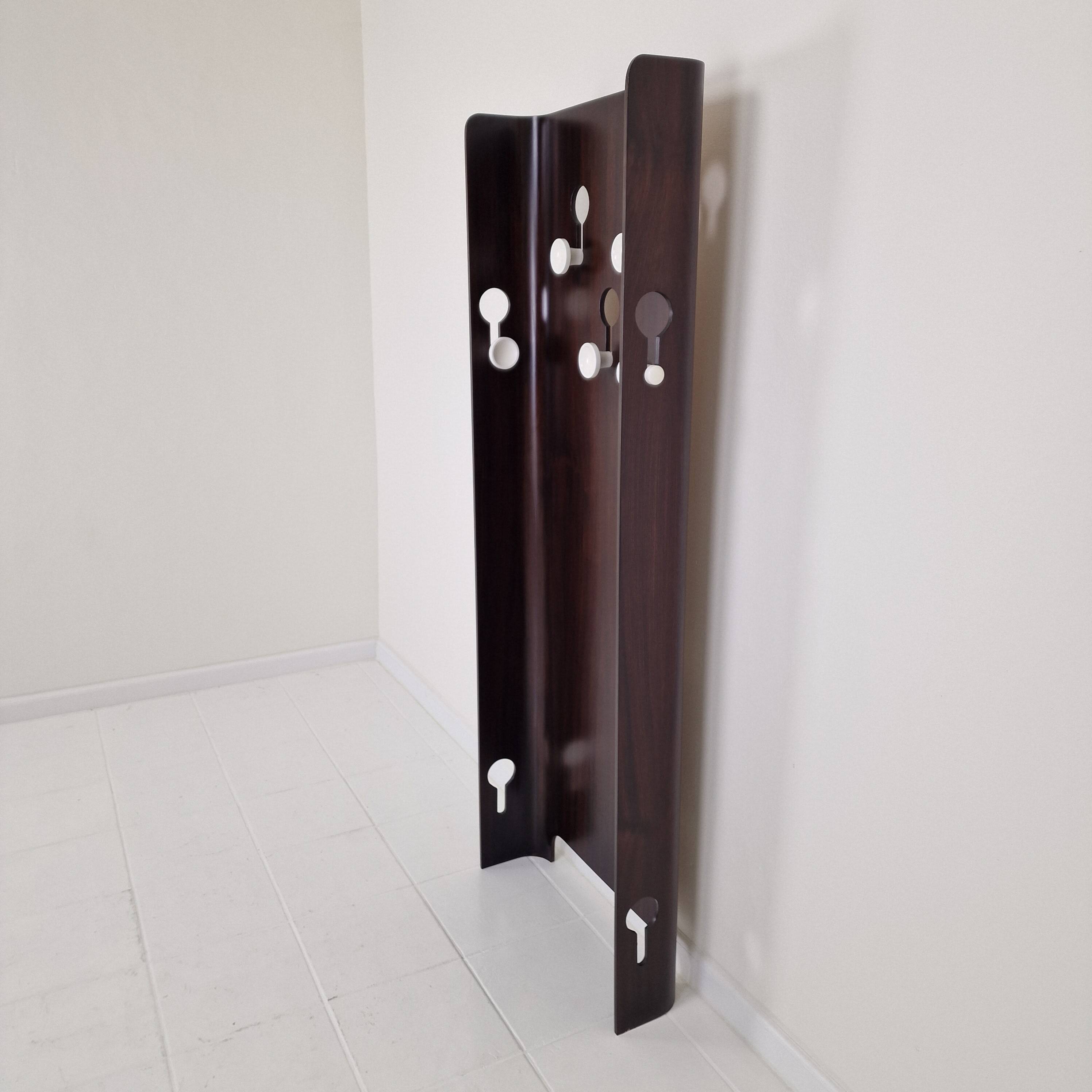 Italian Teak Coat Rack by Carlo de Carli for Fiarm, 1960s