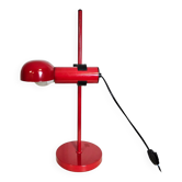 70s Red Table Lamp fully adjustable
