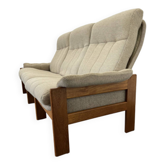 Svend Skipper Mobel Skippers Danish Mid-century Beige ,teak Sofa,1960s