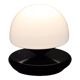 Lampe champignon en marbre et verre opalin